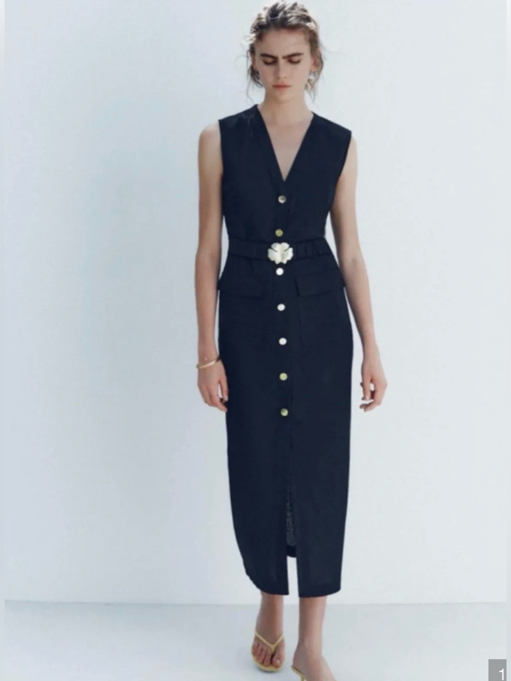 Zara midi Slip Dress